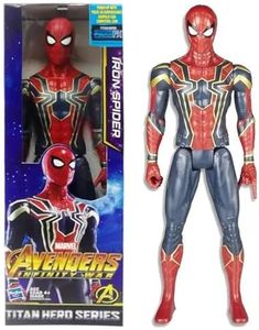 Avengers Titan Hero Power FX Spider Man Action Figure, 7 Pieces