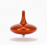 Electric Spinning Top, 6+ Hours Endless Spinning, LED Light Show, The Dreamer Spinning Top, Timer-Enabled Design, Unique Gift for Adults(Ignition Orange) (Without Base)