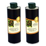 Kürbishof DEIMEL Steiermark/Austria - Economy Pack 2 x 500 ml can - Original Styrian pumpkin seed oil g.A. from Austria - Directly from the producer - Anually awarded