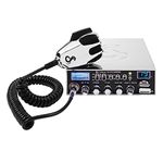 Cobra 29 LTD Chrome AM/FM Professional CB Radio - Easy to Operate, Emergency Radio, Instant Channel 9, 4-Watt Output, Full 40 Channels, Adjustable Receiver and SWR Calibration, Chrome