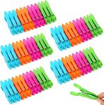 48 PCS Windproof clothespins Plastic clothespins for Clothesline Strong Grip Clothes Pegs for Indoor and Outdoor Clothesline Area Clothes Hanger Clip, Clothesline Hanger, Powerful Clothes Hanger
