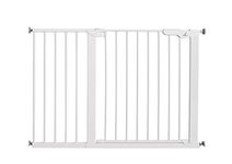 BabyDan Premier, Extra Wide Pressure Fit Stair Gate, Covers openings between 119.3-125.6 cm/47-49.4 inches, Baby Gate/Safety Gate, Metal, White, Made in Denmark - (Pet Gate/Dog gate)