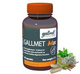 GALLMET Mix 60x Ox Bile 100mg Bile Salt with 37.5mg Herbs Naturally can Support After Gallbladder Removal - Digestive Problems - Fat Digestion and Gallstone - from UK