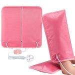 Noverlife Electric Heated Mittens Gloves for Paraffin Hand Wax Treatment, Nail Art Manicure Warmer Mittens, Therapy SPA Mitts for Women Beauty