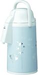 ZOJIRUSHI Air Pot Beverage Dispenser with Swivel Base, 3.0 L, Mint Gray, VRKE-30N HM, Made in Japan