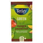 Tetley Mango & Passion Fruit Green Tea String & Tag Envelopes 25 Teabags