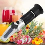 LABART Brix Refractometer With Atc, Handheld Brix Meter 0-32% Portable Brix Reader Tester For Measuring Sugar Content In Fruit, Refractometer With Calibration Fluid