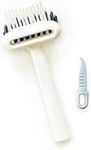 BlairCo. 2-in-1 Hair Brush & Comb Cleaner Tool with Pick: Effective Hairbrush Cleaning Tool for Removing Hair, Lint & Buildup. Easy Brush Disassembly for Salon & Home Use