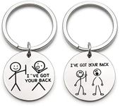 HAMYUTA Best Friend Friendship Gifts Keychain for Women Men Birthday Christmas Gift (2Pcs Set)