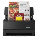 ScanSnap iX2400 (Black) A4 Scanner - Ultra-Fast 45ppm Duplex Scanning, Automatic Document Feeder, USB 3.2, High-Resolution Office Scanner