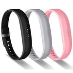 Greeninsync Compatible for Fitbit flex 2 Band, Silicon Replacement Wristband Strap for Fitbit Flex 2 Smart Watch Sports Classic Fitness Replacement Accessories Wrist Bands Small for(3Pack)