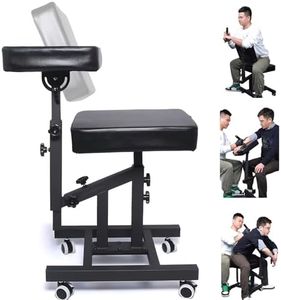JZsmpmu Tattoo Chairs, Chairs with Multiple uses, Tattoo Chairs with Adjustable Panel Height Angles for Tattoo Artists and Also for customers,for Tattoo Shop Furniture (with Wheels)