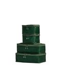 ANTLER - Compression Packing Cubes, Set of 4 Essential Packing Cubes for Suitcases and Backpacks - Holiday, Travel & Accessories Organiser, Easy Clothes and Shoe Storage Green