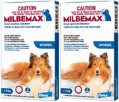 Milbemax Allwormer Tablets for Large Dogs 5 to 25 Kg 4 Tablets