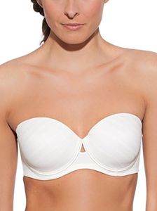 Selene Livia Sujetador sin Tirantes, Marfil, 100C para Mujer