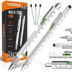 KEZKALS Gifts for Men, 2pack-9 in 1 Multi Tool Pen Set, Birthday Gifts for Men Who Have Everything, Gadgets for Men Gifts for Dad, Christmas Gifts for Him Stocking Fillers for Men, Father's Day Gifts