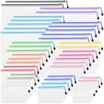 42pcs Mesh Zipper Pouch Bags, 8 Siz