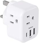 US to UK Ireland Plug Adapter, Addt