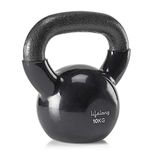 Black Vinyl cast Iron Kettlebells 10kg