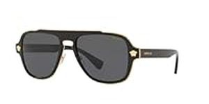Versace Man Sunglasses Black Frame,