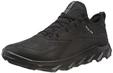 ECCO mens Mx Low Sneaker, Black, 9-