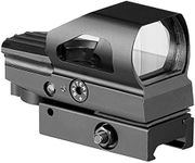 ACEXIER 1x33mm Holographic Telescopic Sight for Hunting with Red and Green Dots and Adjustable Reflections in 4 Reticles Weaver 20mm