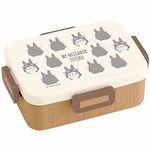 Skater YZFL7AG-A Antibacterial 4-Point Lock, Bento Box, 21.0 fl oz (650 ml), My Neighbor Totoro, Silhouette Ghibli, Made in Japan