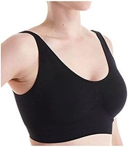 Ahh By Rhonda Shear Women's Plus-Size Generation Bra with Removable Pads, Black, Large