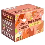 400 Conversation Cards for New Parents - Fun Questions to Connect and Talk About Parenting Essentials – Gift for New Mom Gifts for New Dad - Conversation Starters for Couples Gifts