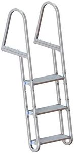 Dock Edge Kwik Release Dock Ladder, 3 Step, Stand Off, Aluminum