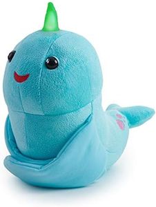 Fingerlings Hugs - Nikki (Blue Glitter) - Interactive Plush Narwhal