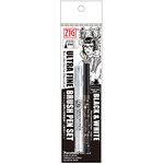 Kuretake ZIG Inktober BLACK & WHITE ULTRA FINE SET, ai Liner Brush pen and White Brush pen set, Flexible Brush Tip, Professional Artist for, Illustration, Lettering, Drawing, Calligraphy