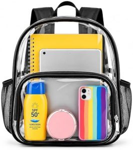 TREKLO Small Clear Backpack for Stadium Events, 12x12x6,Stadium Approved