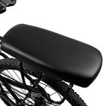 auvstar Bicycle Back Seat, Children's Bicycle Rear Seat Cushion, Bike Back Seat Thicker Soft Padding, Universal Rear Seat Cushion for Bicycles (Adults and Children)