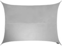 Kookaburra Waterproof Garden Sun Shade Sail Canopy in Silver 98% UV Block (6m x 5m Rectangle)