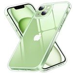 Vimiki Clear for iPhone 15 Case 6.1 inch, Protective Hard PC Phone Cases, Thin Slim Fit Cover, Diamond Clear