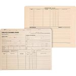 Quality Park 69999 Employee Record Jackets, 11-3/4x9-1/2, 11Pt. Manila, 100/Box