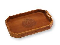 Vesta Homes Acacia Wood Serving Tray for Home/Kitchen/Restaurant/Office Organizer/Dining Table | Premium Serving Trays | 48 x 33 x 8 cm | Handcrafted in India