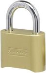 Master Lock 175 Set Your Own Combination Padlock, Brass Finish