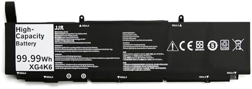 JJR XG4K6 99.99Wh 3.08% Higher Capacity Replacement Battery for DELL – Compatible with Precision 5750, 5760, XPS 17 9700/9710/9720/9730
