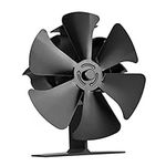 TEENGSE Heat Powered Wood Fan, 6 Bl