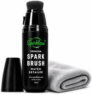 SPARKLEAN Ultimate SparkBrush Watch Cleaner - Ultra-Fine Bristles Removes Dirt & Grime from Stainless Steel, Diamonds, Band Links, Watch Cleaning Kit, Gentle on Metal