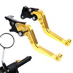 Stronrive Brake Lever Handle | 2 Adjustable Motorcycle Clutch Brake Levers,Motorcycle Handle Accessories Replacement Parts for, Road, Mountain, Motorcycle 22MM Handlebars