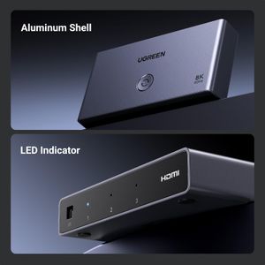 UGREEN HDMI 2.1 Switch 3x1 – 8K Ultra HD Multi-Device Selector