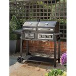 Uniflame Classic Gas and Charcoal Combination Grill BBQ Barbecue