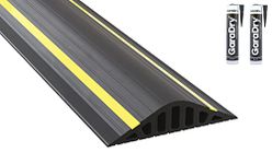 50mm High Garage Door Flood Barrier Threshold Kit ‘GARADAM’ 3.12m | Flexible PVC | Complete Kit includes 2 Adhesives | GaraDry