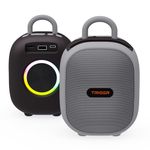 TRIGGR Roar 12 Portable Bluetooth Speaker, 12W Deep Bass, 8H Playtime, Type-C Fast Charging, BT v5.3, TWS Stereo Pairing, FM Radio, USB/SD Card, Handsfree with Built-in Mic (Rustic Dust)