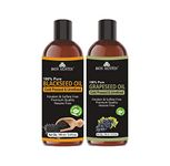 Bon Austin 100% Pure & Natural Blackseed Oil & Grapeseed Oil Combo pack of 2 bottles of 100 ml(200 ml)