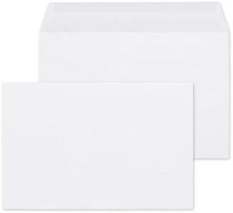 6x9 Booklet Envelopes - 250 pack - Mailing Envelopes with Gummed Seal - White Letter Envelopes Open-Side 6x9 Envelopes - 28 lb Heavy Duty Paper Plain Envelopes for Catalogs, Business, Booklets