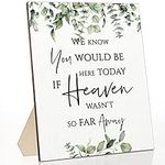 Memorial Table Sign for Wedding, We